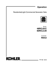 Kohler 60RCLA/B Operation