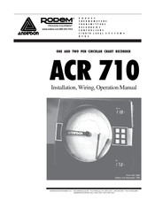 Partlow ANDERSON AIC 3382 Installation, Wiring, Operation Manual