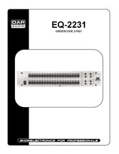 DAPAudio EQ-2231 Manual