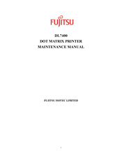 Fujitsu DL7400 Maintenance Manual