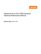 Lenovo ideacentre All-In-One 730S Computer Hardware Maintenance Manual