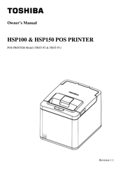 Toshiba HSP100 Owner's Manual