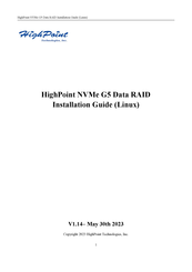 HighPoint SSD7180 Installation Manual