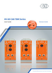 CSM HV AD CAN TBM Series User Manual