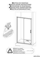 SFA Kinedo Smart Design C90 Installation Instructions Manual