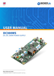 Bicker DC300WS User Manual