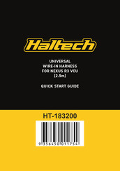 Haltech HT-183200 Quick Start Manual