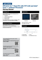 Advantech PPC-612 Startup Manual