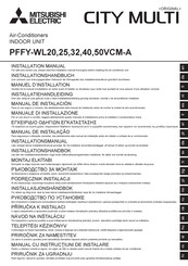 Mitsubishi Electric CITY MULTI PFFY-WL32VCM-A Installation Manual