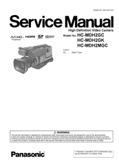 Panasonic HC-MDH2MGC Service Manual