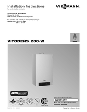 Viessmann B2HA 19 Installation Instructions Manual