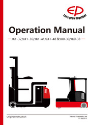 EP Equipment JX1-36 Operation Manual