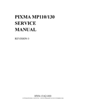 Canon PIXMA MP110 Service Manual