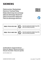 Siemens 3RB23 Equipment Manual