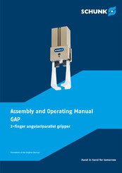 SCHUNK GAP Assembly And Operating Manual