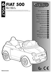 Peg-Perego FIAT 500 Use And Care Manual