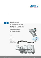 AUMA SA 30.1-UW Manual