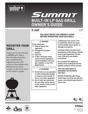 Weber Summit S-660 Owner's Manual