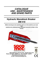 socomec DM 410 Use - Maintenance And Spare Parts