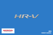 Honda HR-V 2019 Owner's Manual