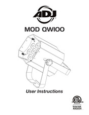 ADJ MOD QW100 User Instructions