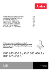 Amica KHF 665 630 S Operating Instructions Manual