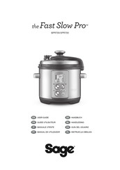 Sage Fast Slow Pro BPR700 User Manual