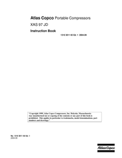 Atlas Copco XAS 97 JD Instruction Book