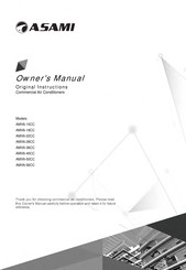 Asami AMV6-15CC Owner's Manual