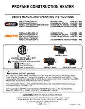 GHP Group Dyna-Glo RMC-FA150DGD User's Manual And Operating Instructions