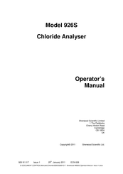 Sherwood Scientific 926S Operator's Manual