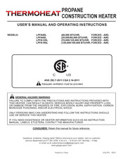 Thermoheat LPFA40L User Manual