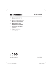 EINHELL TC-VC 1815 S Original Operating Instructions