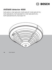 Bosch AVENAR detector
4000 User Manual