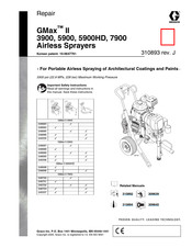 Graco GMAX ll 5900 Convertible Repair Manual