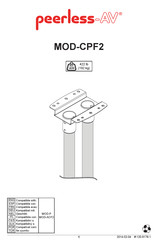 peerless-AV MOD-CPF2 Installation Instructions Manual