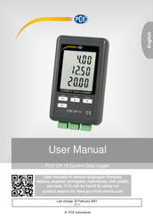 PCE Health and Fitness PCE-CR 10 User Manual