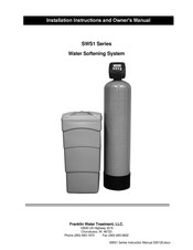 Franklin Water Treatment SWS1C-30 Installation Instructions And Owner's Manual
