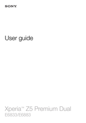 Sony E6833 User Manual