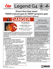 Miles Industries Valor Legend G4 Installation And Owner's Manual
