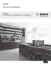 Bosch HCP36E52UC Use And Care Manual