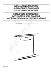 Amana W10435039A Installation Instructions Manual