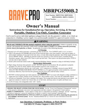 Brave BRPG8000ES Owner's Manual