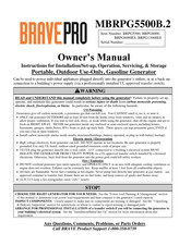Brave BRPG5500 Owner's Manual