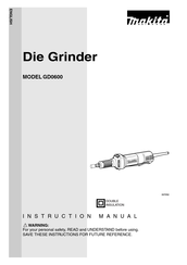 Maktec GD0600 Instruction Manual