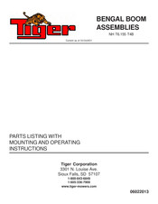 Tiger NH T6.155 T4B Mounting And Operating Instructions