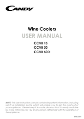 Candy CCVB 30 User Manual