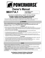 Powerhorse 83171 Owner's Manual
