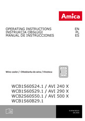 Amica WCB1S60B29.1 Operating Instructions Manual