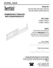 Bertini BR1302-5NR Quick Start Manual